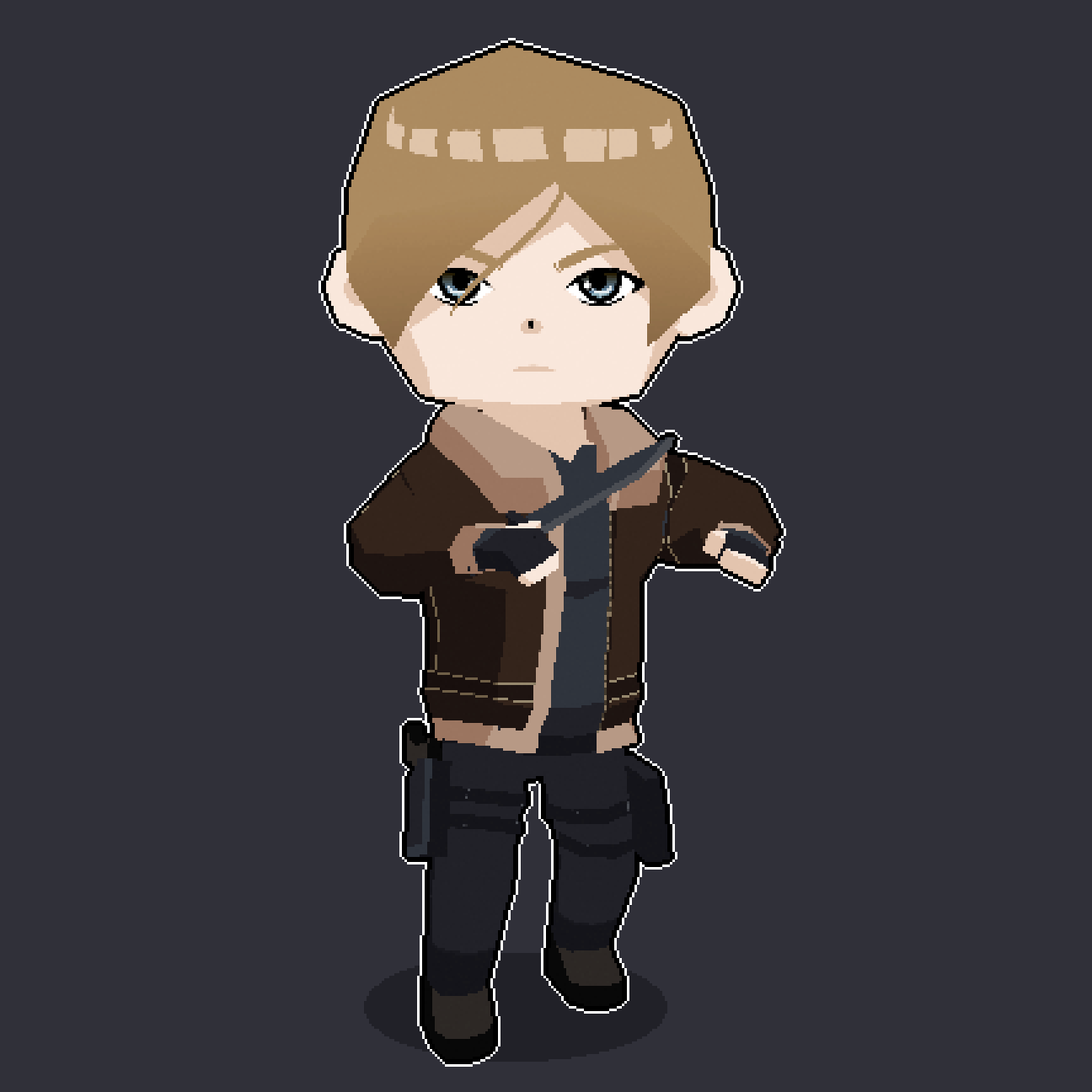Leon S. Kennedy, анімований рендер